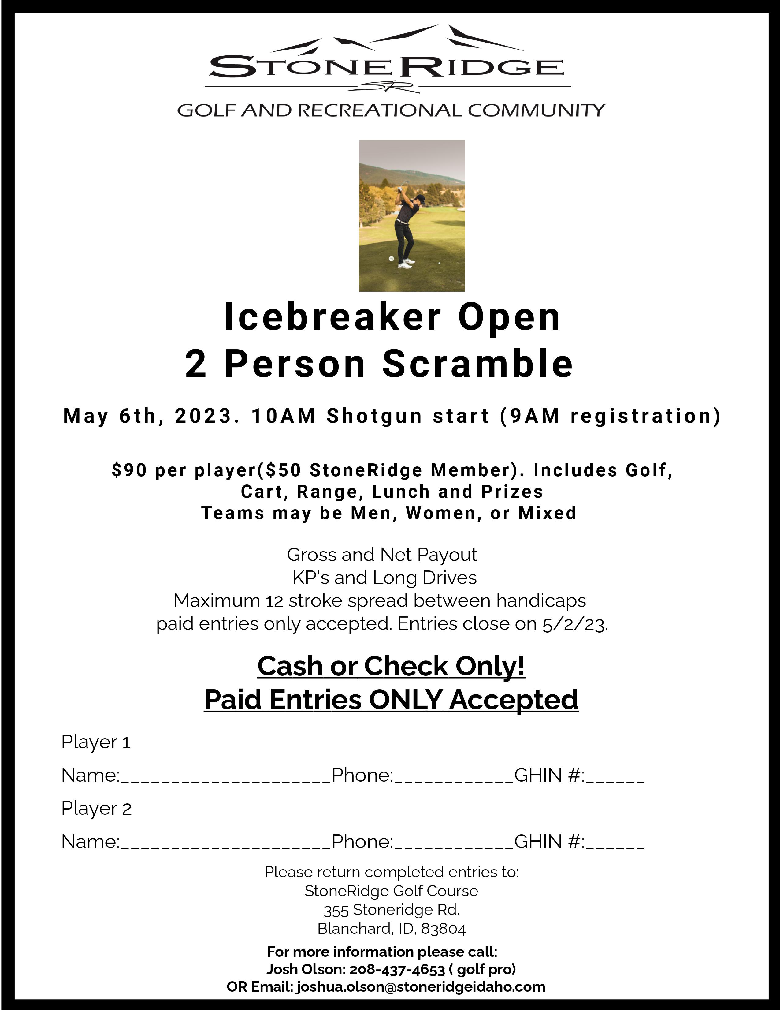 Icebreaker Flyer